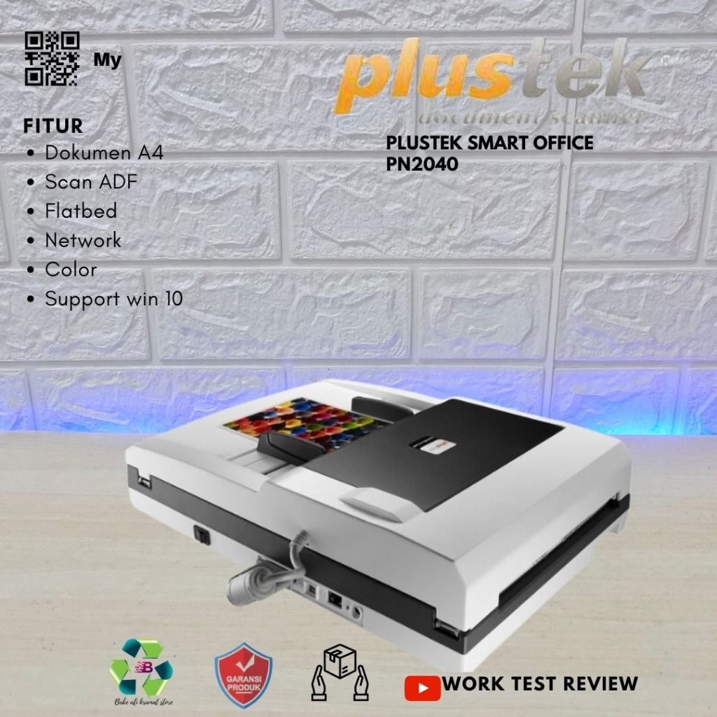 Jual Scanner Plustek SmartOffice PN2040 ADF dan Flatbed bisa Share Via ...
