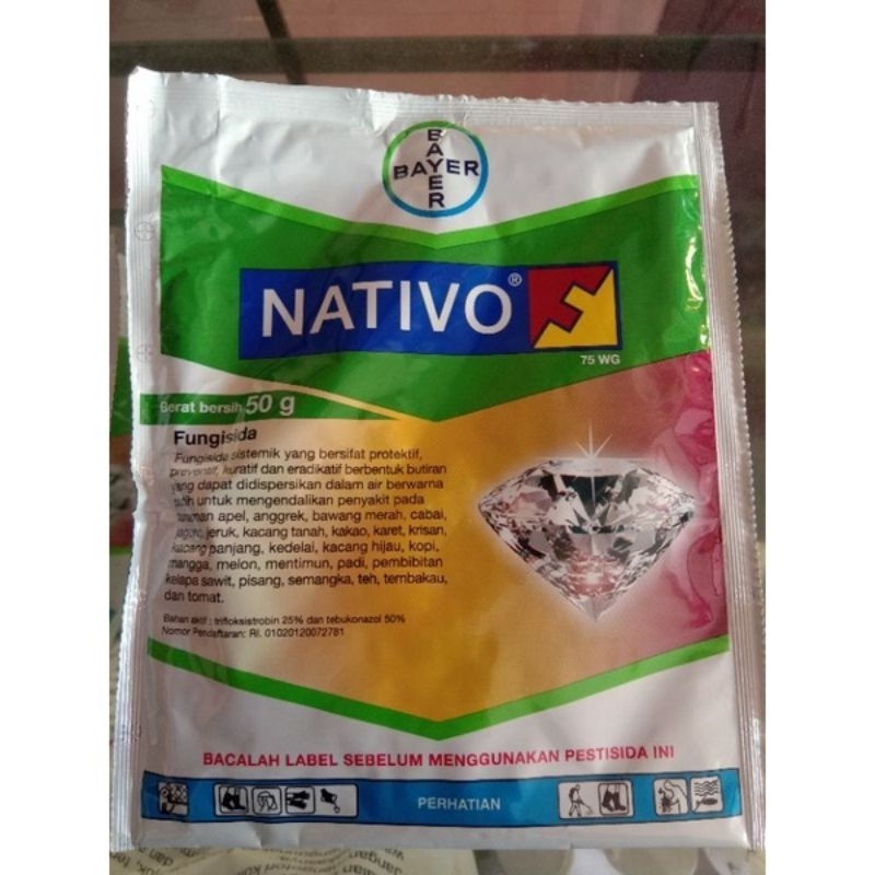 Jual Nativo 75 Wg Fungisida Sistemik Berat Bersih 125 G Produk Bayer