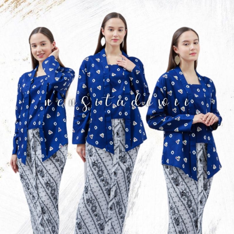 Jual Kebaya Kutubaru Jumputan Kebaya Jawa Motif Jumputan Shopee