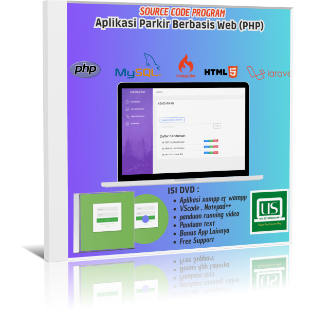 Aplikasi Parkir Berbasis Web (PHP)