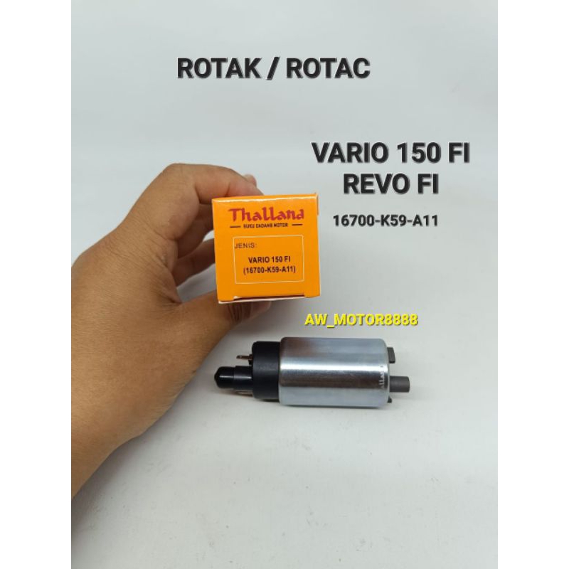 Jual ROTAK / ROTAC VARIO 150 FI / REVO FI / 16700-K59-A11 MOTOR POMPA ...