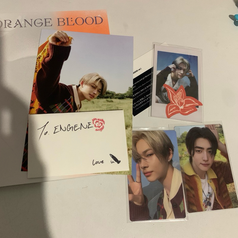 Jual UNSEALED Fullset Enhypen Orange Blood Engene Ver NI-KI | Shopee ...