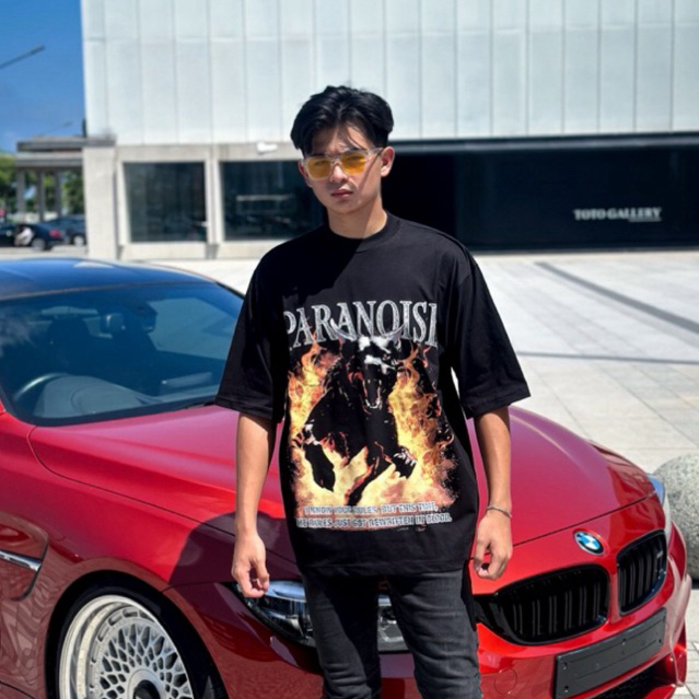 paranoise swoosh tee