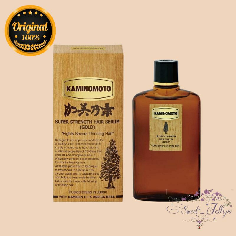 Jual KAMINOMOTO Super Strength Hair Serum Gold 150ml Shopee Indonesia