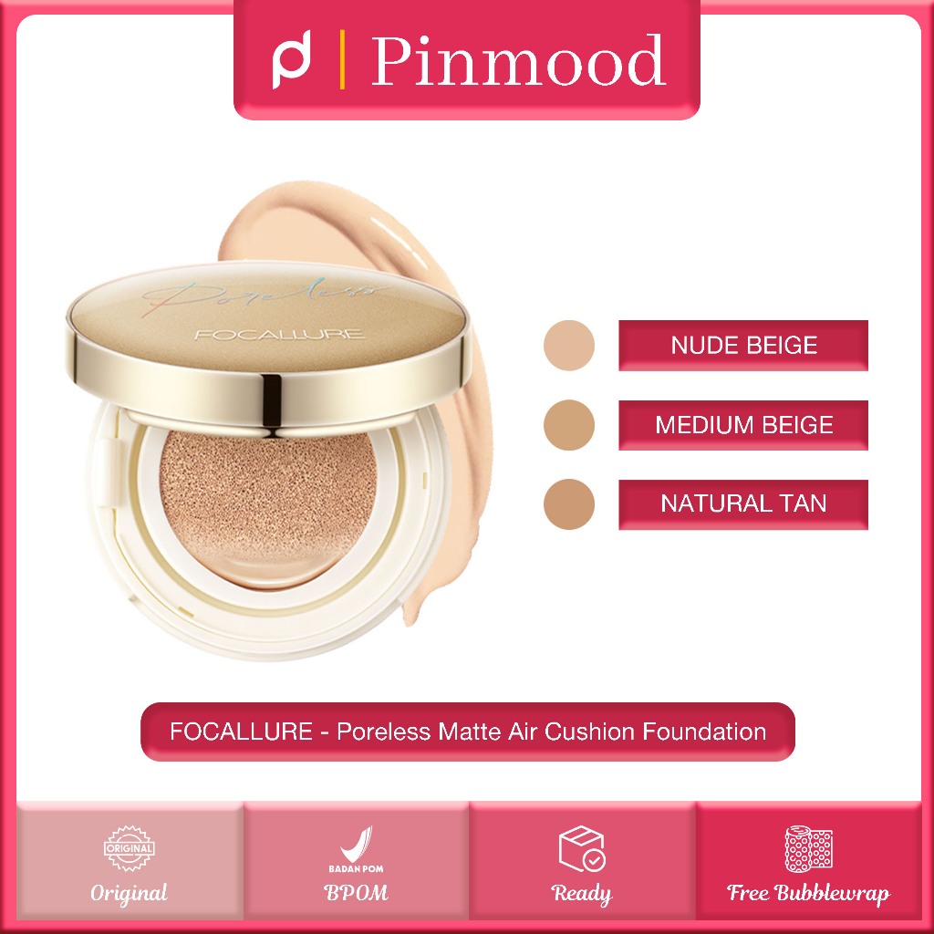 Jual FOCALLURE - PORELESS MATTE AIR CUSHION FOUNDATION ( FA-198 ...