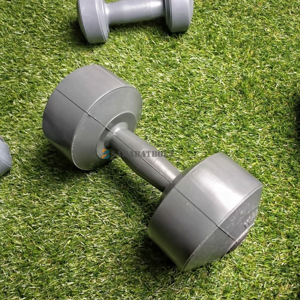 Jual Barbel Dumbell 7 KG Plastik PVC Dumble 7kg Sudah Berisi Siap Pakai ...