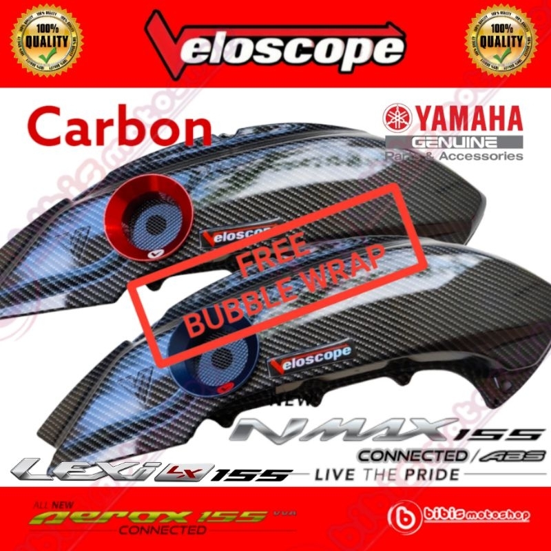 Jual Veloscope Carbon Yamaha All New Nmax Dan All New Aerox Connected High Quality