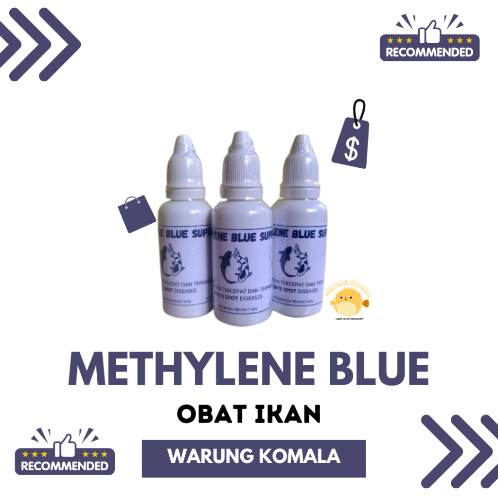 Jual Methylene Blue Obat Biru Ikan Cupang Hias Shopee Indonesia