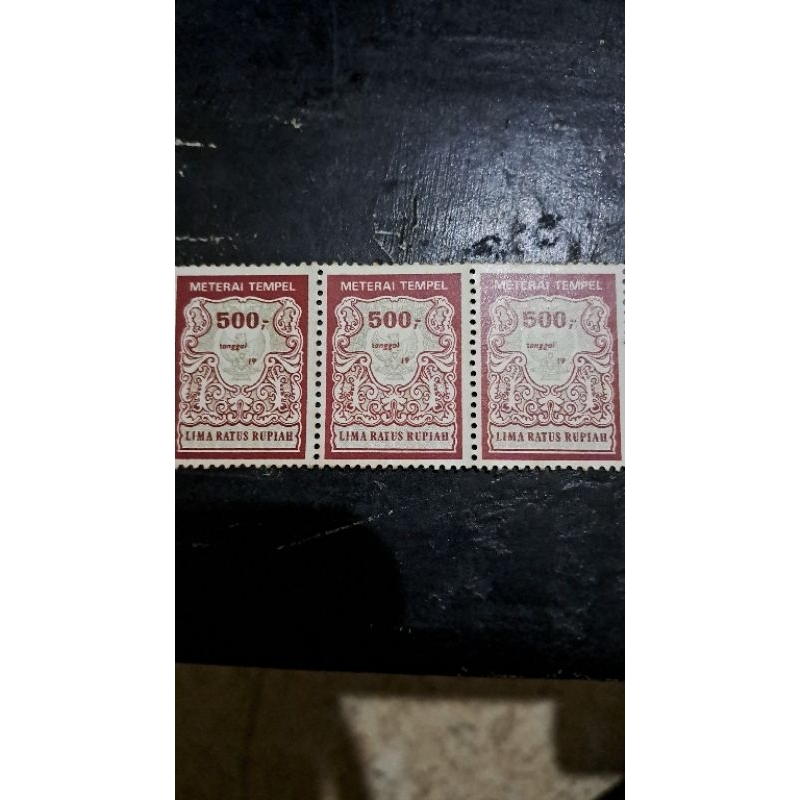 Jual Materai Tempel 500 Rupiah Tahun 1981 - 1985 | Shopee Indonesia