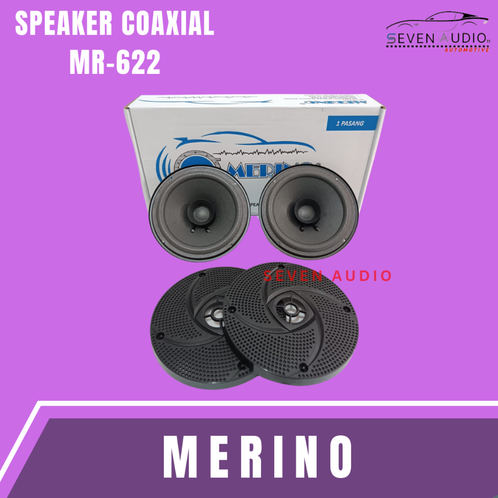 Jual Speaker Mobil Coaxial Merino MR-622 6.5 Inch - Speaker Pintu 2-Way ...