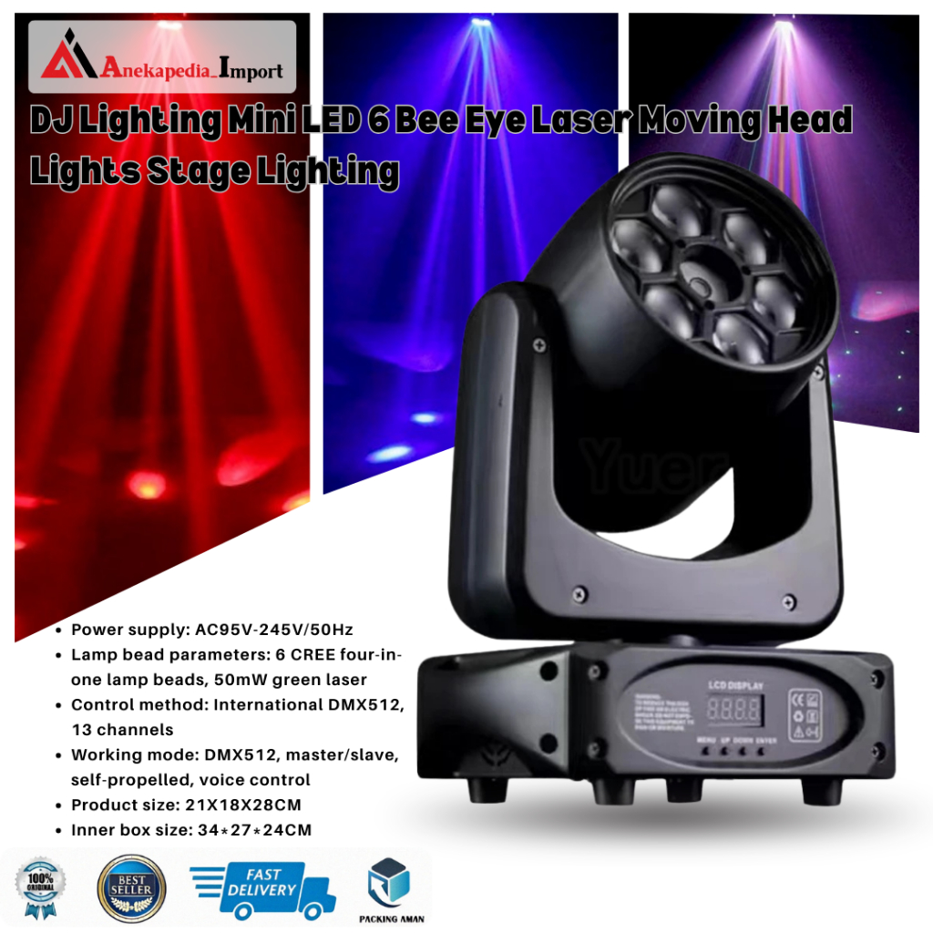 Jual Lampu Panggung - Lampu Disco - Lampu Sorot - Disco Lighting Mini