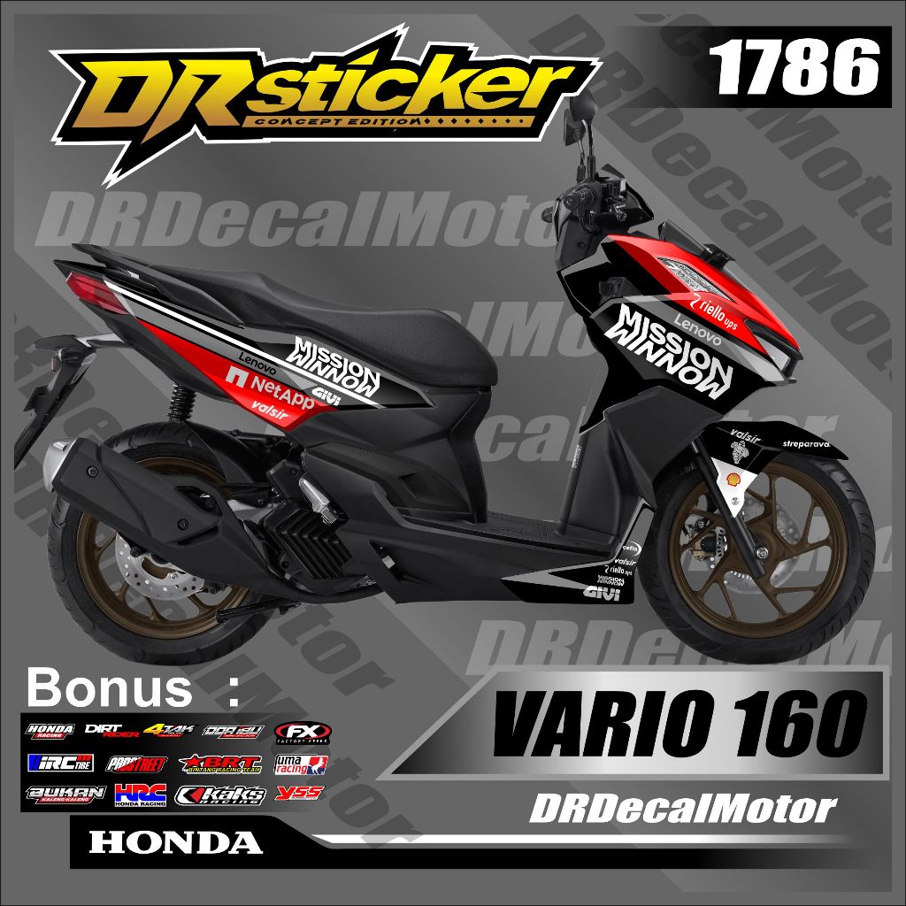 Jual Sticker Vario 160 Terbaru / Sticker Vario - Desain Klasik ...