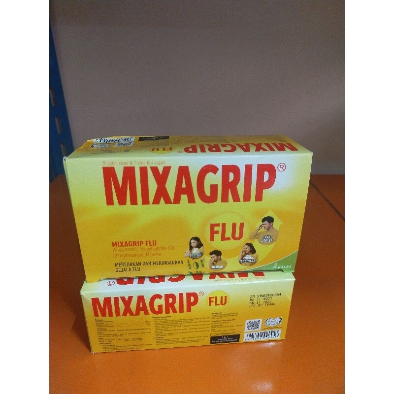 Jual mixagrip flu 1 box ed 27 | Shopee Indonesia
