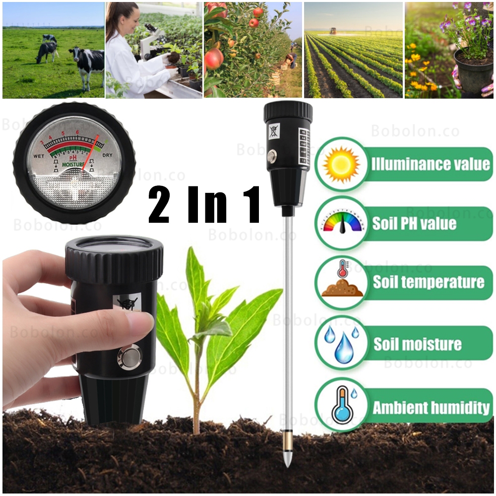 PH-mètre Pour Sol TMT-220S | Mesure PH Et Température | Pour Terre, Substrat, Serre, Vin, Jus - 10