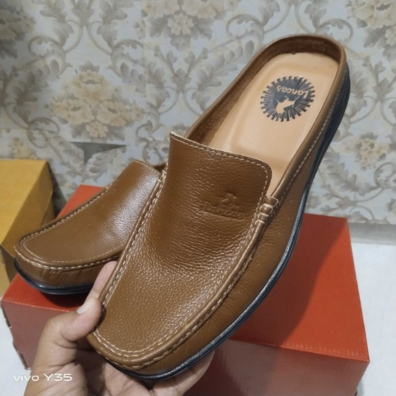 Jual Sandal Sepatu Bustong Pria Kulit Sapi Asli Shopee Indonesia