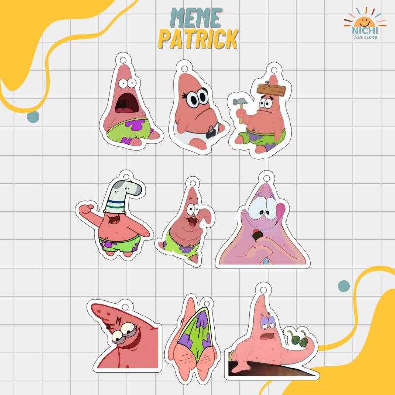 Jual [PATRICK] KEYCHAIN AKRILIK / GANTUNGAN KUNCI / GANTUNGAN KUNCI ...