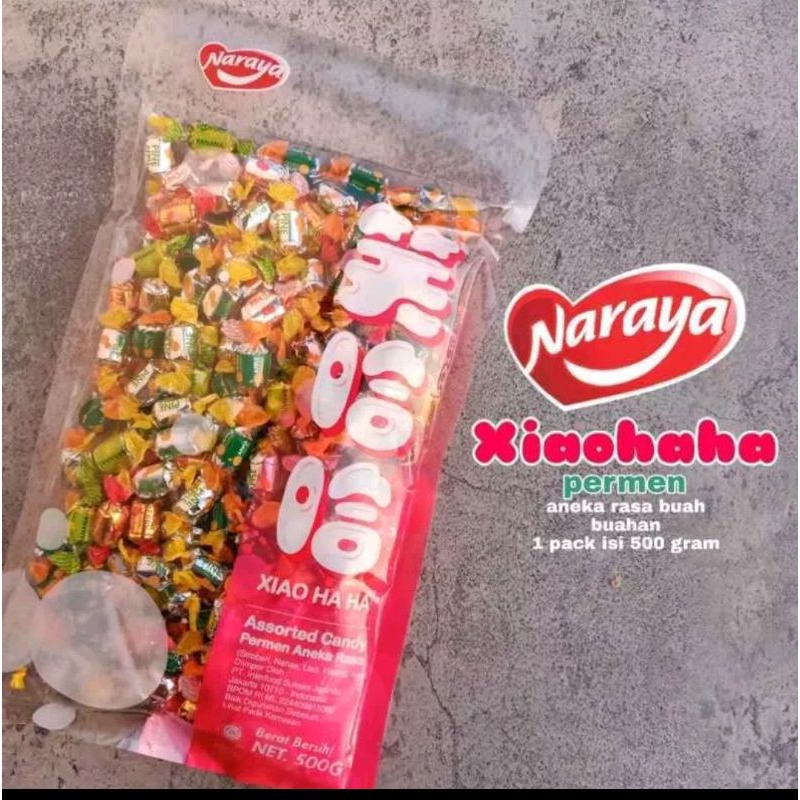 Jual PERMEN NARAYA ASSTORTED CANDY ANEKA RASA BUA XIO-HAHA ISI 500 GR ...