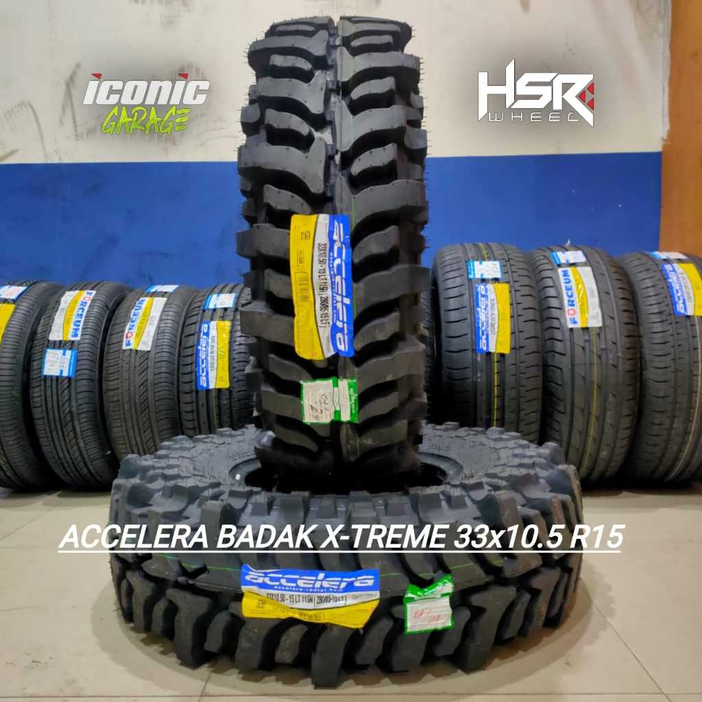 Jual ban offroad accelera badak x-treme 33 x 105 ring15 ban mobil 33 x ...