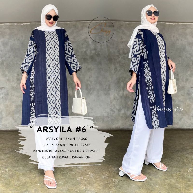 Jual Arsyila Tunik Tunik Tenun Troso Tunik Batik Wanita Baju