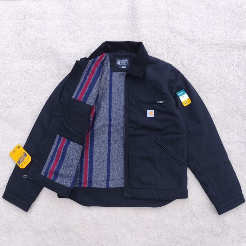 Jual Carhartt Detroit Duck Blanket Lined Jacket Black 103828 BNWT Shopee Indonesia