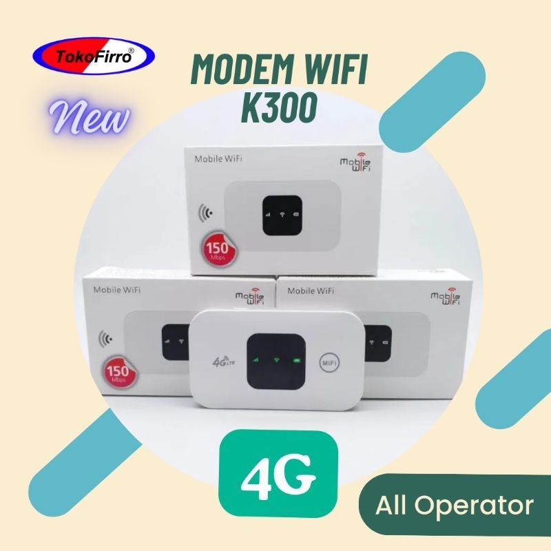 Jual [Limited Stock] Modem 4G wifi / mifi New K300/MF800 Modem Unlock ...