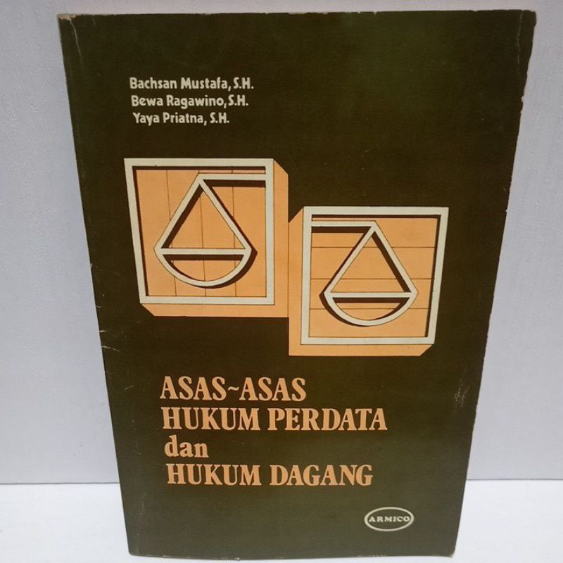 Jual Buku Original ASAS ASAS HUKUM PERDATA DAN HUKUM DAGANG - BACHSAN ...