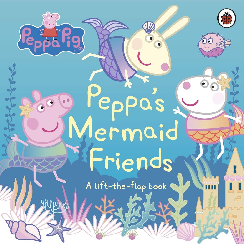 Jual Peppa Pig: A Lift-the-Flap Book Peppa's Mermaid Friend | Shopee ...