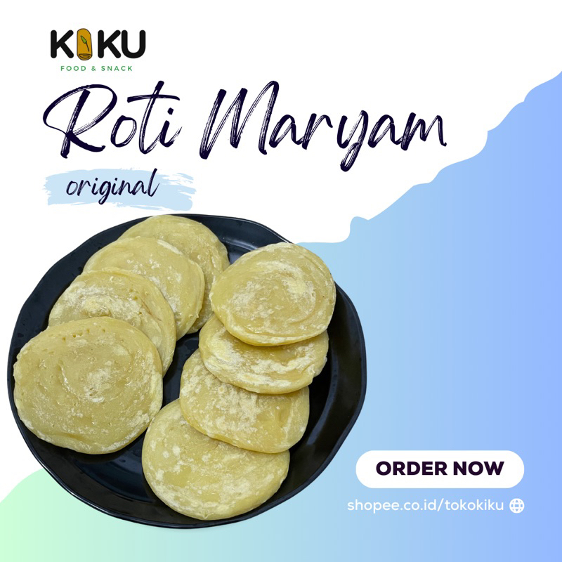 Jual [ISI 5] Roti Maryam / Roti Canai / Roti Cane Frozen Original ...