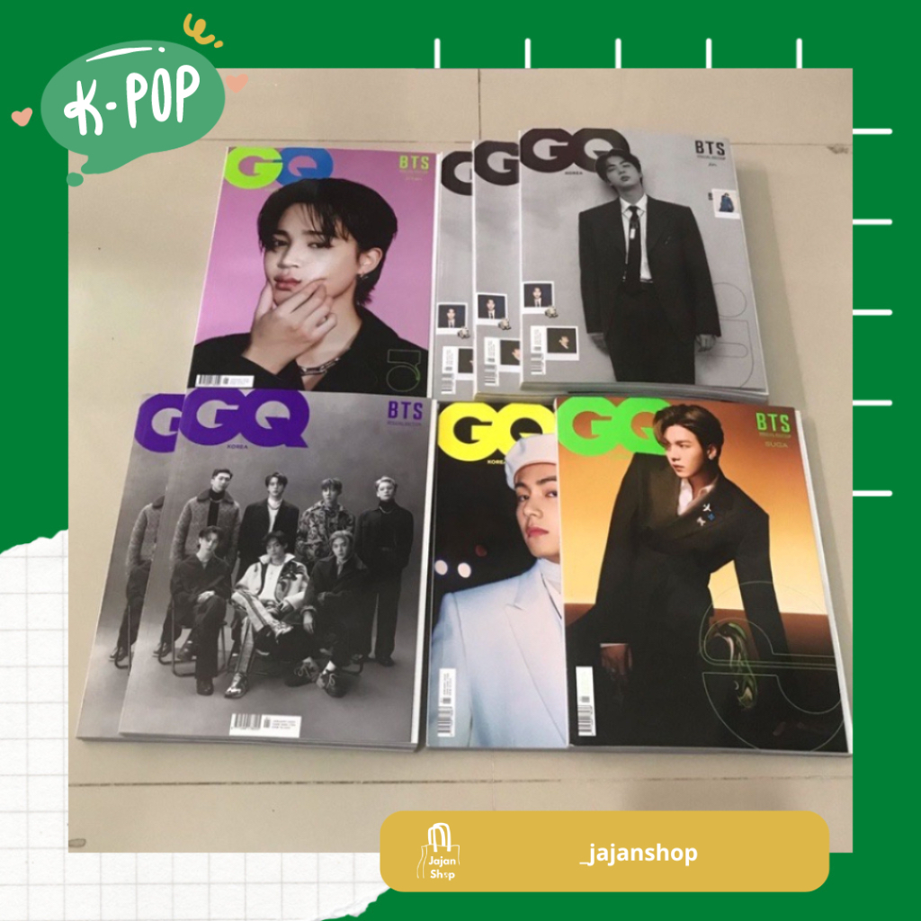 Jual GQ Korea 2022.01 (Cover: BTS) | Shopee Indonesia