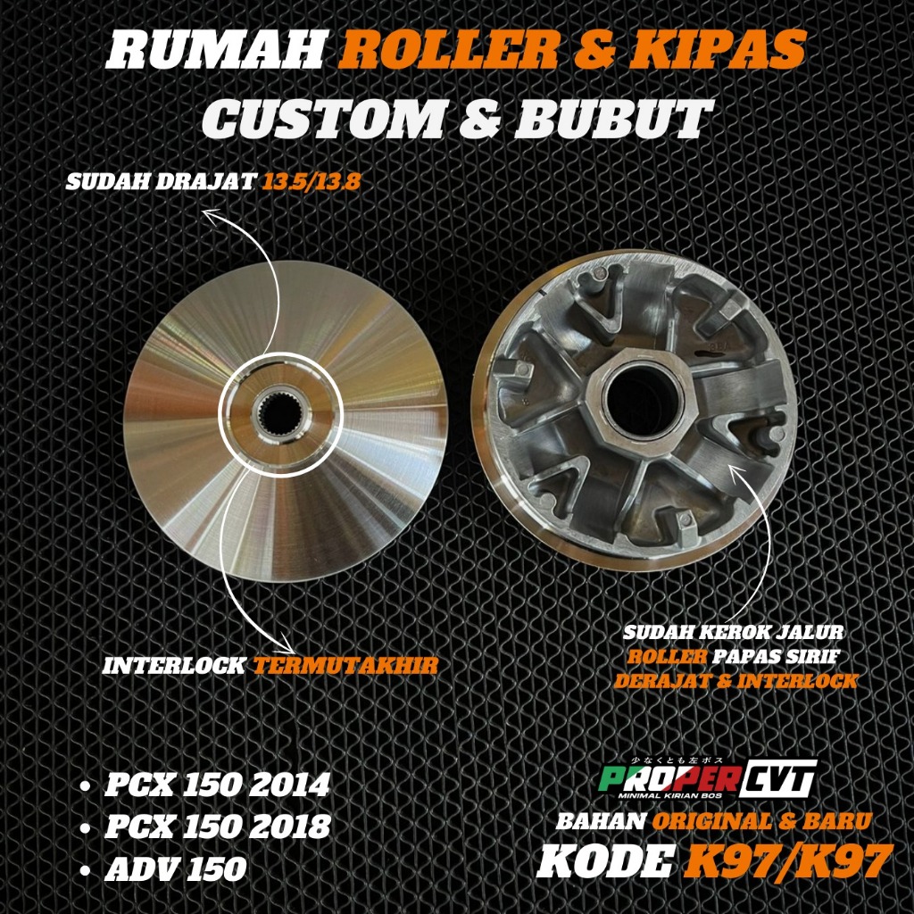 Jual Pulley Pcx Rumah Roller Pcx Custom Rumah Roller Pcx Pcx Adv