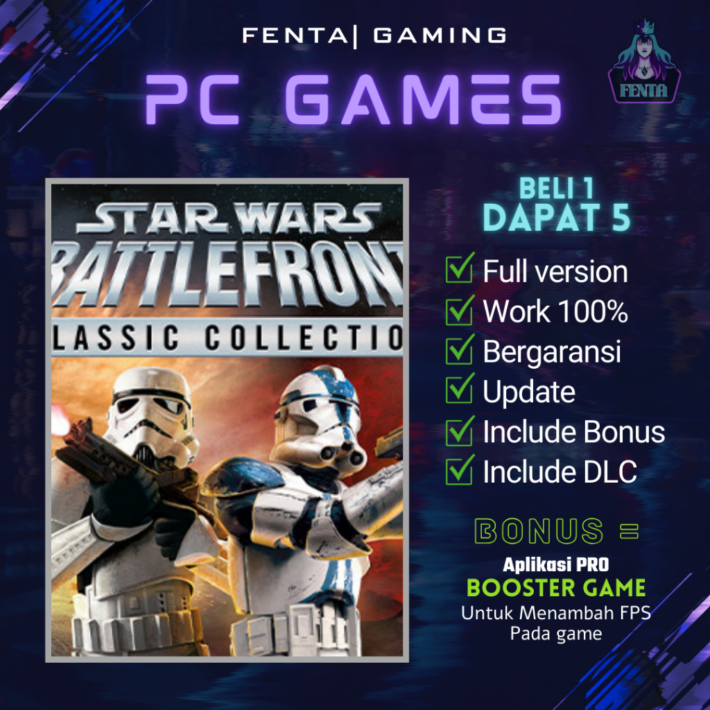 Jual STAR WARS BATTLEFRONT CLASSIC COLLECTION - GAME PC - GAME LAPTOP ...