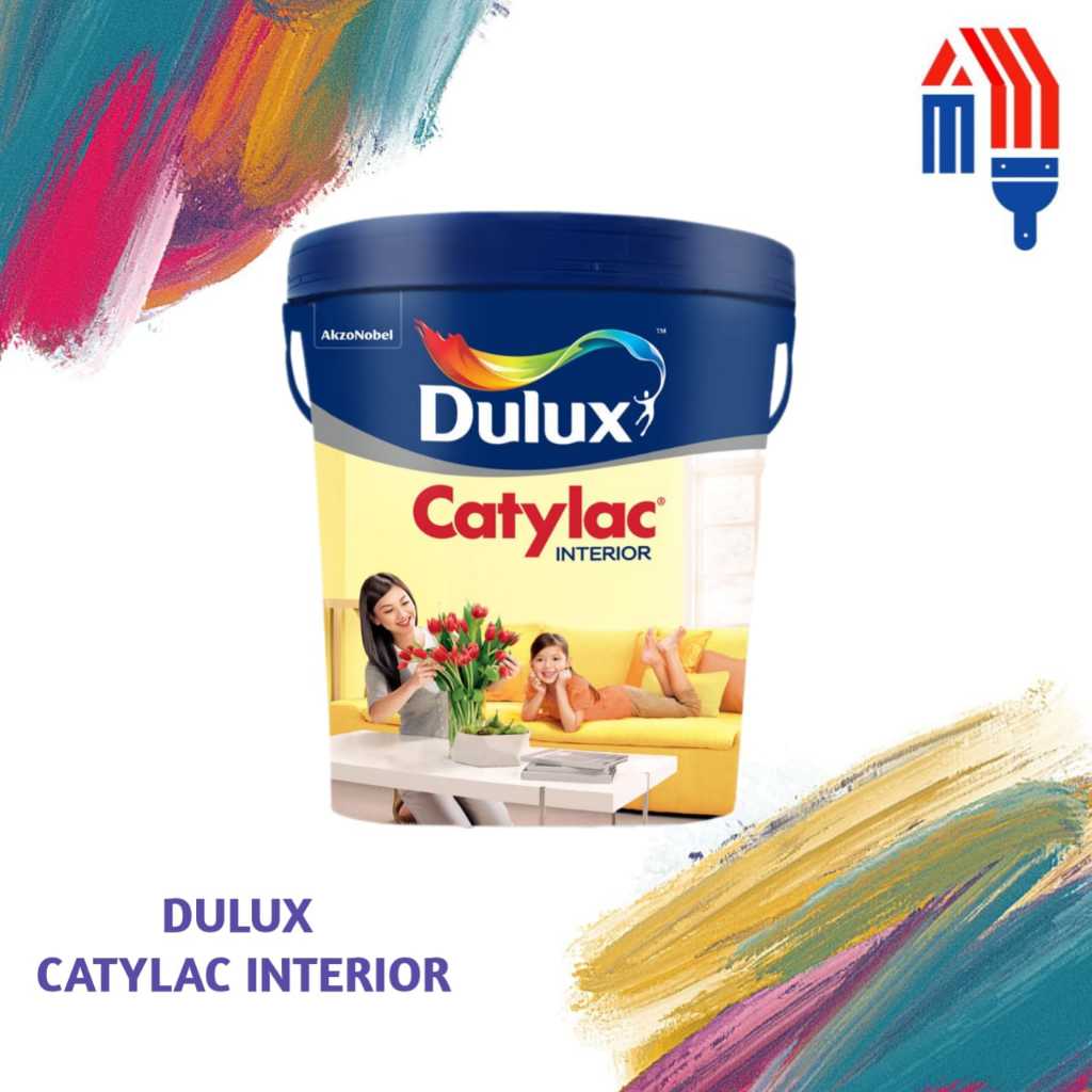 Jual CAT TEMBOK DULUX CATYLAC INTERIOR 5 KG - Tinting/RM | Shopee Indonesia