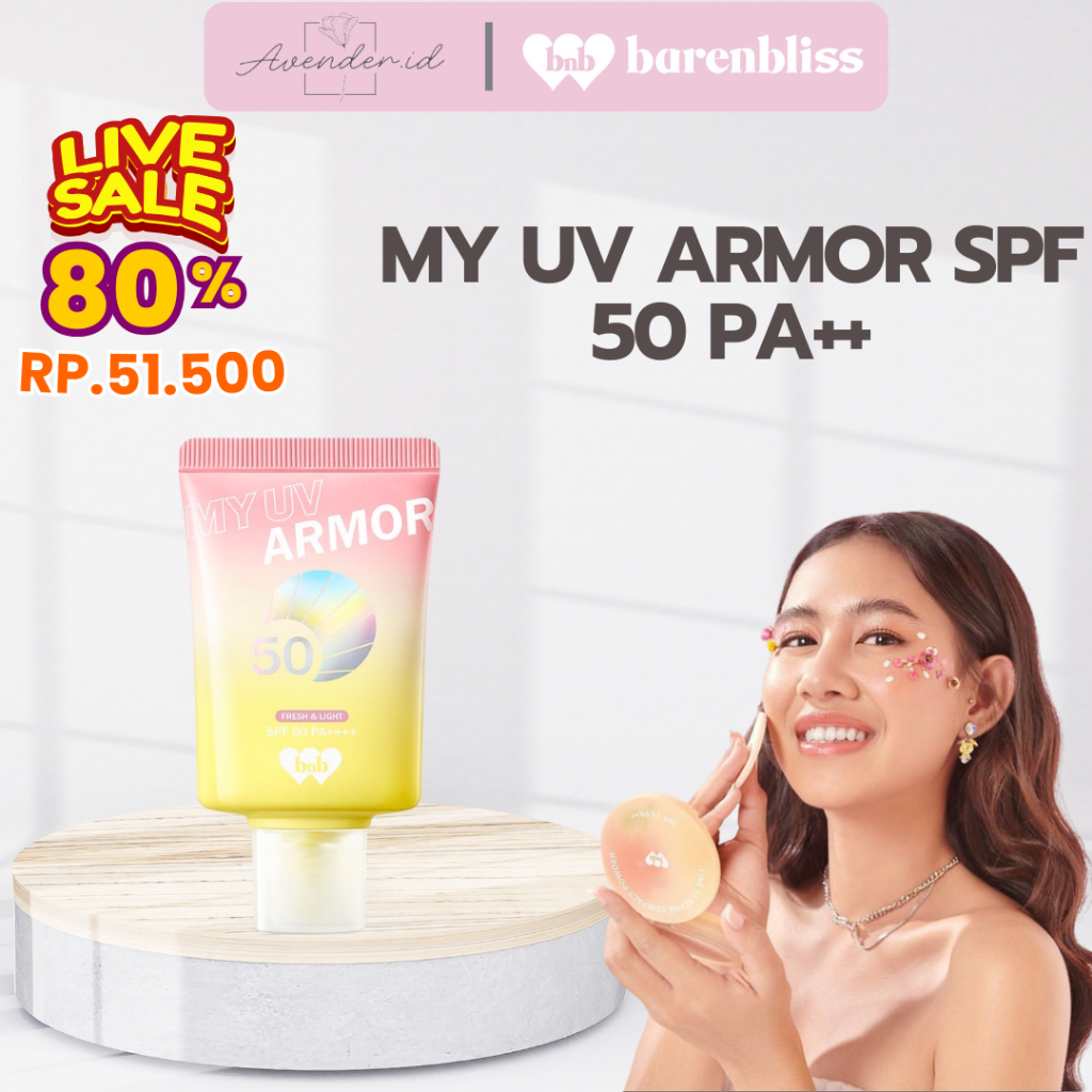 Jual Get Gift Bnb Barenbliss My Uv Armor Spf Pa Face