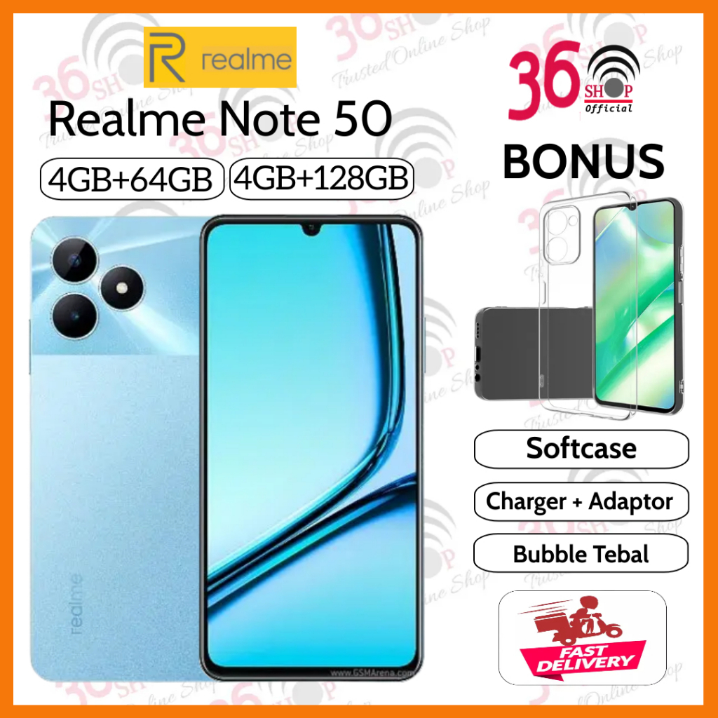 Jual Realme Note 50 [4GB+64GB] [4GB+128GB] Garansi Resmi 1 Tahun ...