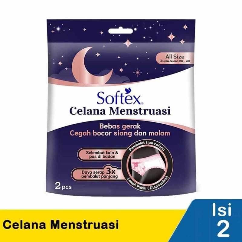 Jual Softex Celana Mensturasi Pembalut All Size 2pcs | Shopee Indonesia