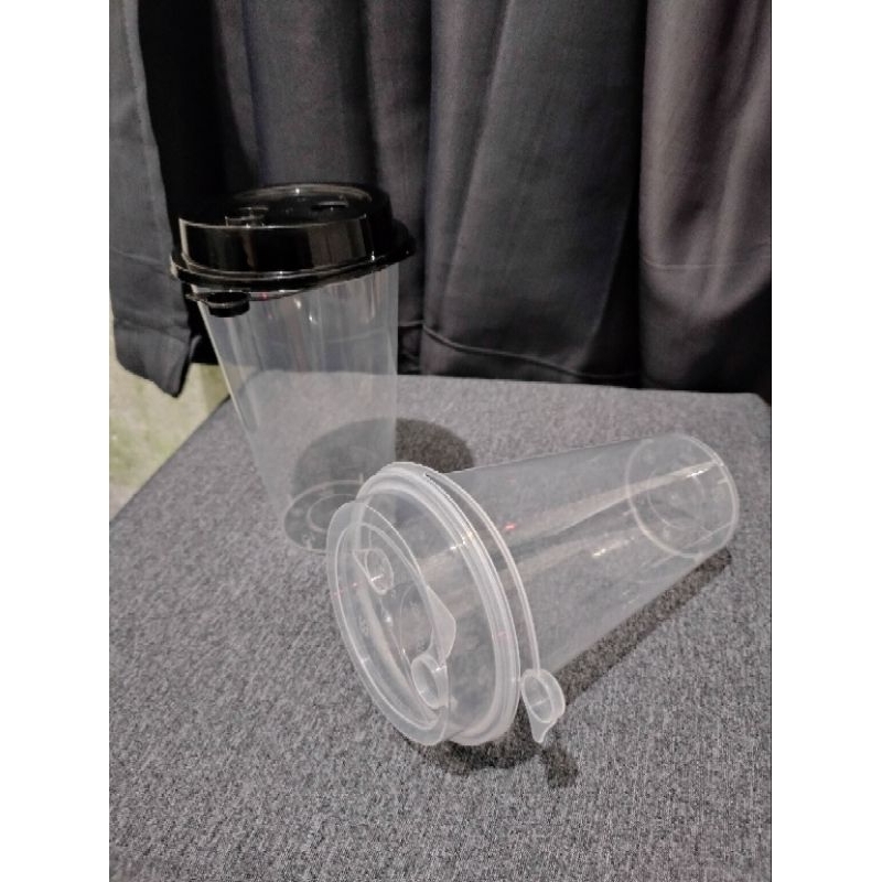 Jual Cup Injection 16 Oz 500ml Set Lid | Shopee Indonesia