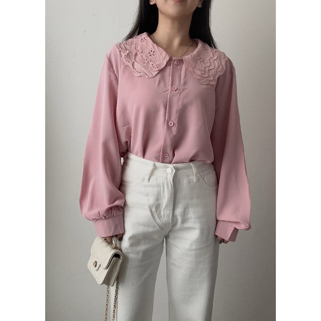 Jual SHOP MARRA Basque Top | Shopee Indonesia