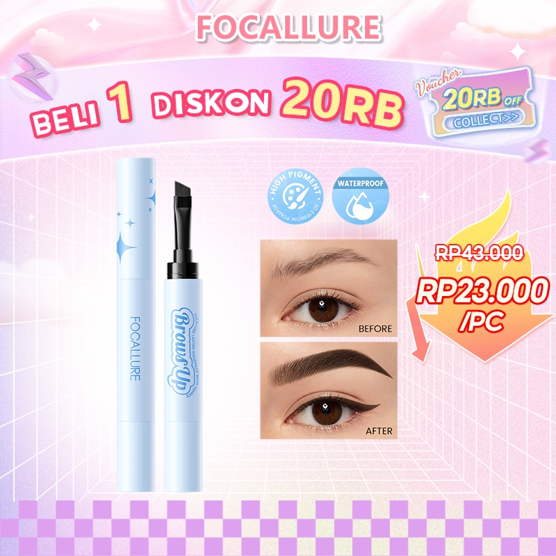 Jual Focallure 2 In 1 Use Eyebrow Pomade Eyebrow Cream Eyeliner Tahan Lama Eyebrow Cream 6568