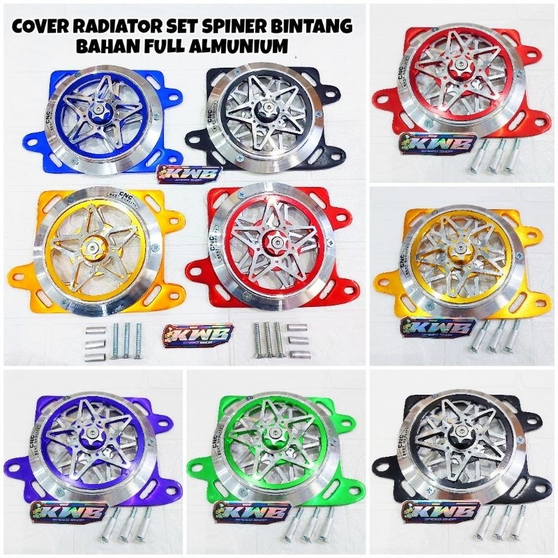 Jual Cover radiator set spinner spiner bintang honda vario 125 vario ...