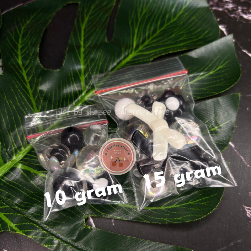 Jual Manik Mix Bentuk premium korea dan campur manik lainnya [10 GRAM ...