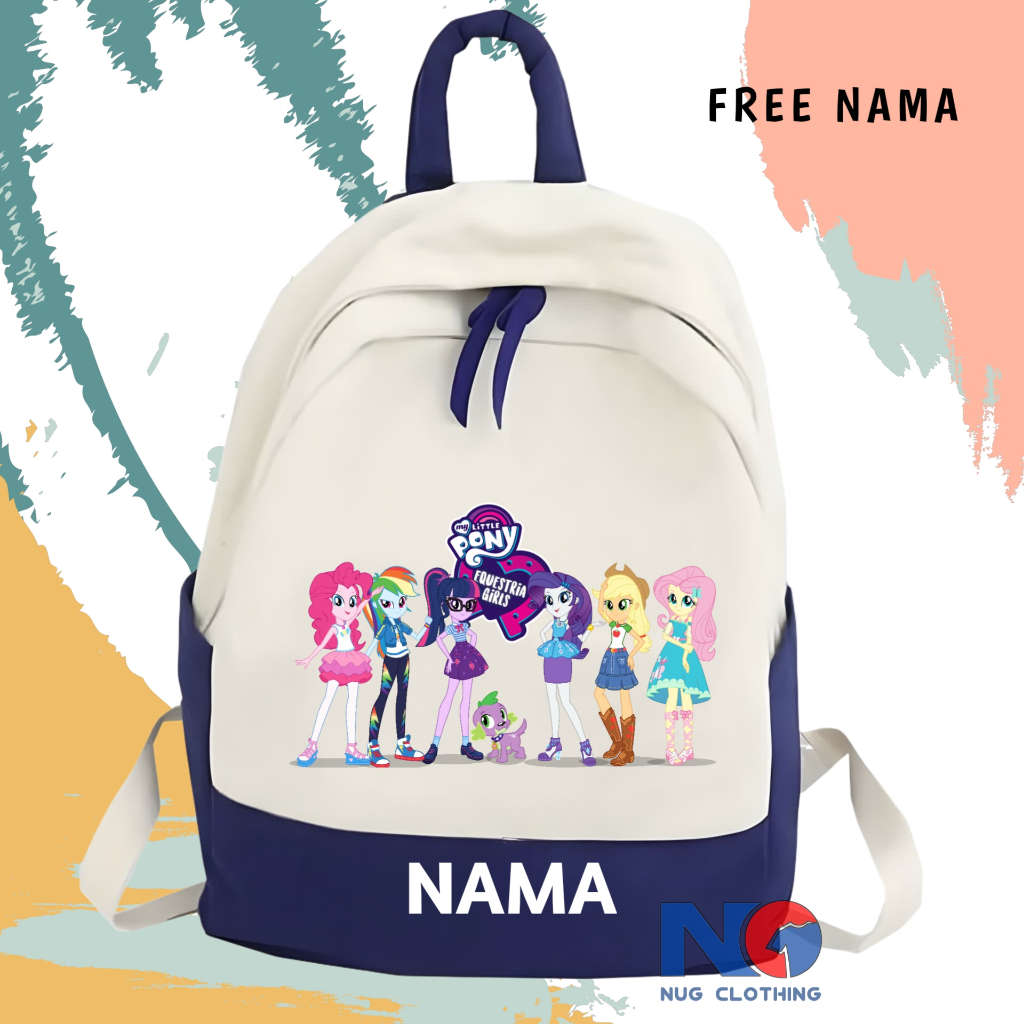 Tas Ransel Anak Perempuan Karakter My Little Pony Equestria Girls Series