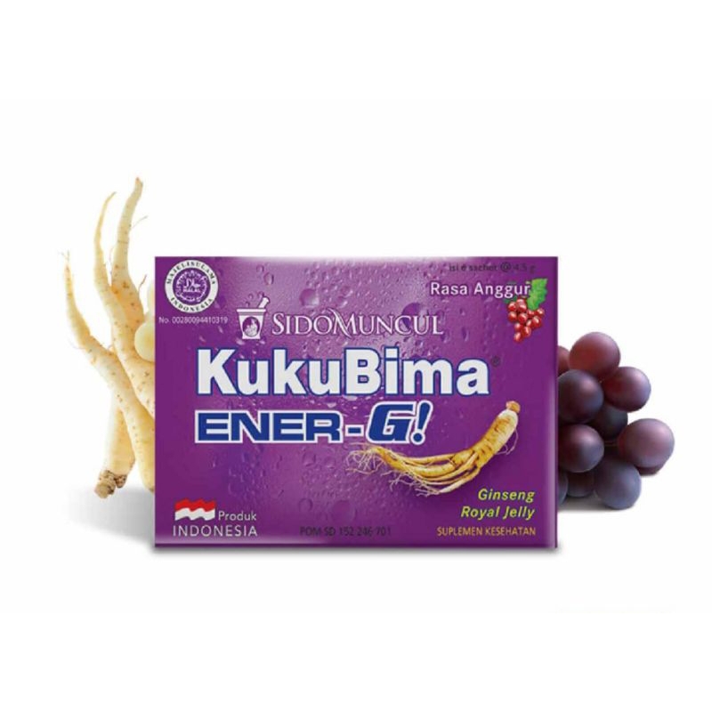 Jual Kuku Bima Rasa Anggur isi 6 sachet @ 4,5 g | Shopee Indonesia