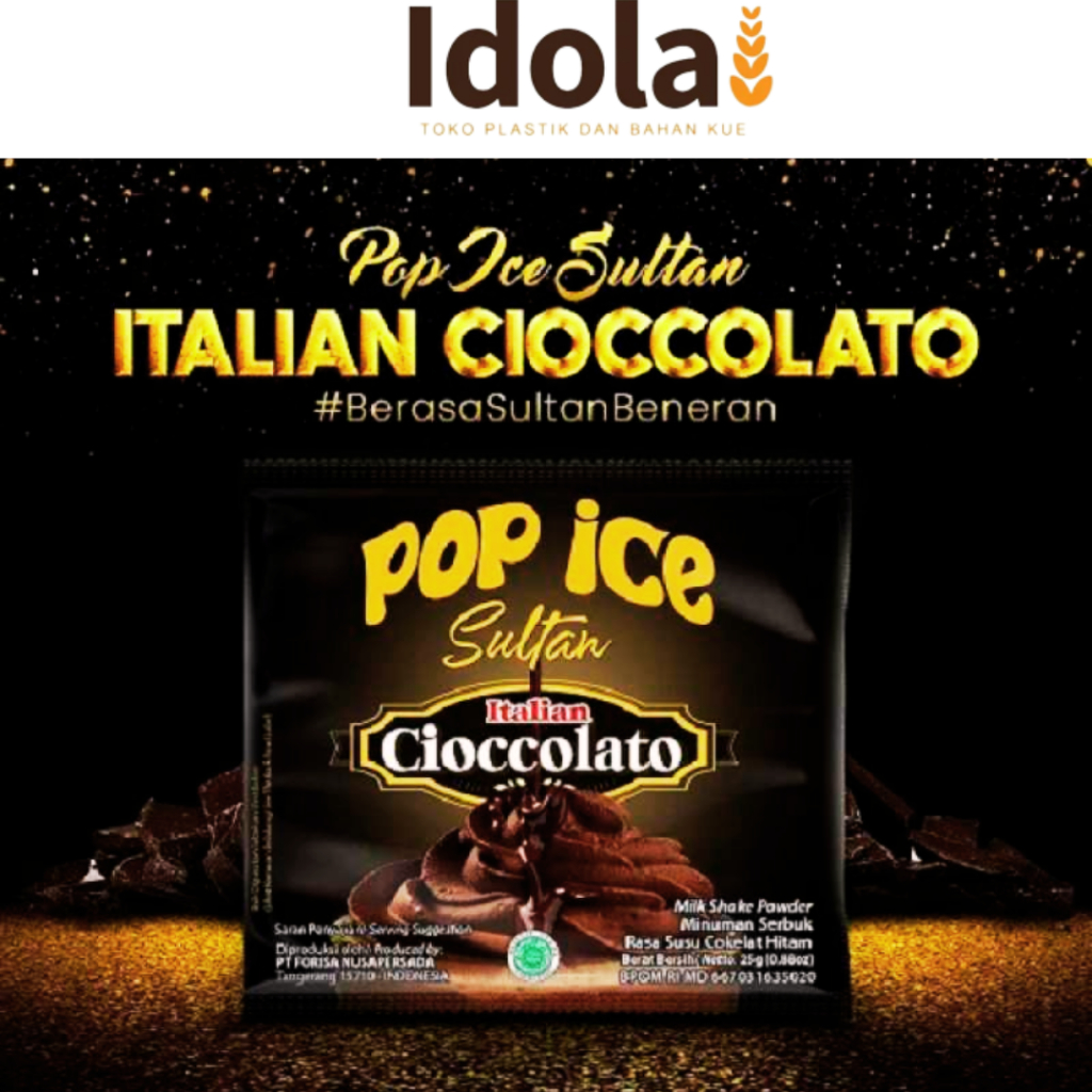 Jual Pop Ice Sultan Italian Cioccolato 25gr x 10pcs | Shopee Indonesia