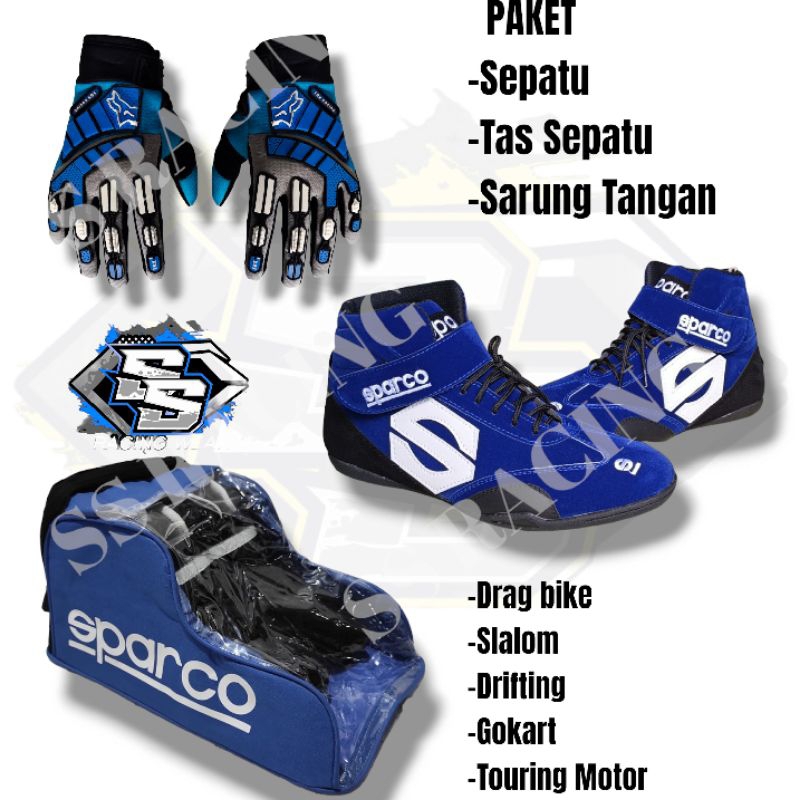Jual PAKET SEPATU BALAP DRAG BIKE TOURING BIKER SUNMORI MOTOR SLALOM ...