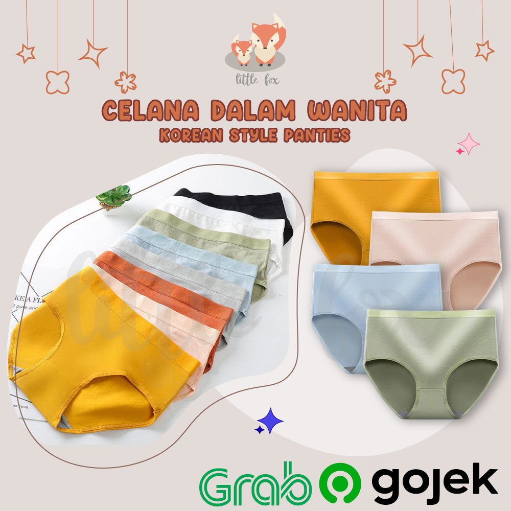 Jual Celana Dalam Wanita Underwear Cewek Polos Sexy Gaya Korea Bahan ...