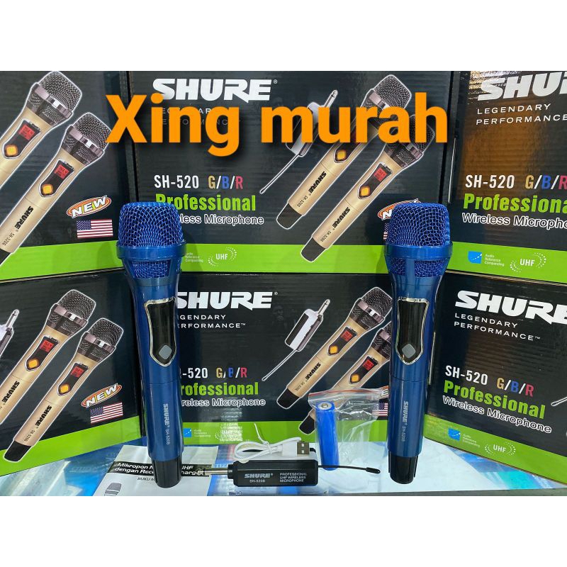 Jual Mic Wireless Shure Double Mic | Shopee Indonesia