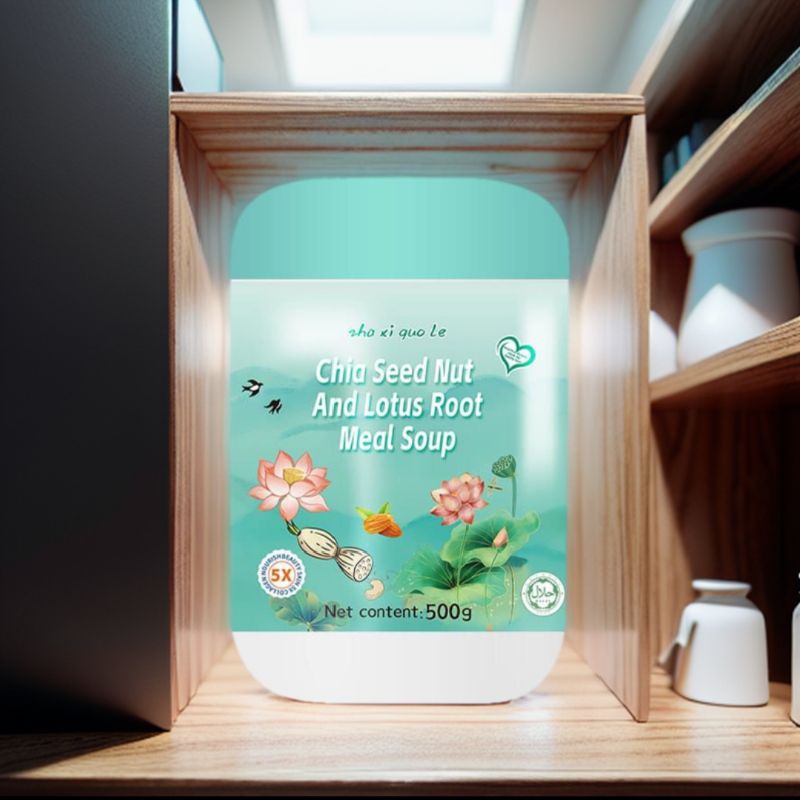 Jual Lotus Root Powder Granules Oufen Mixed Nut Extra Collagen | Shopee ...