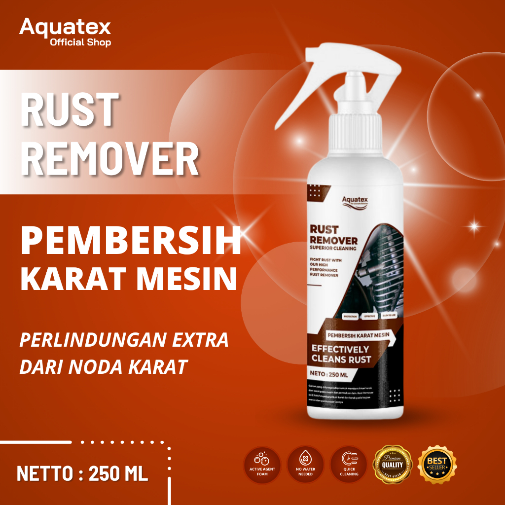 Jual Aquatex Rust Remover Pembersih Karat Besi / Pembersih Karat Mesin ...