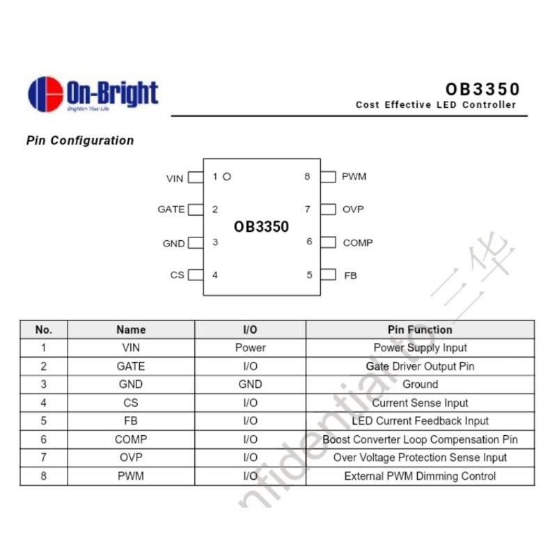 Jual OB3350CP OB 3350 CP Sop 8 Ic Driver LED | Shopee Indonesia