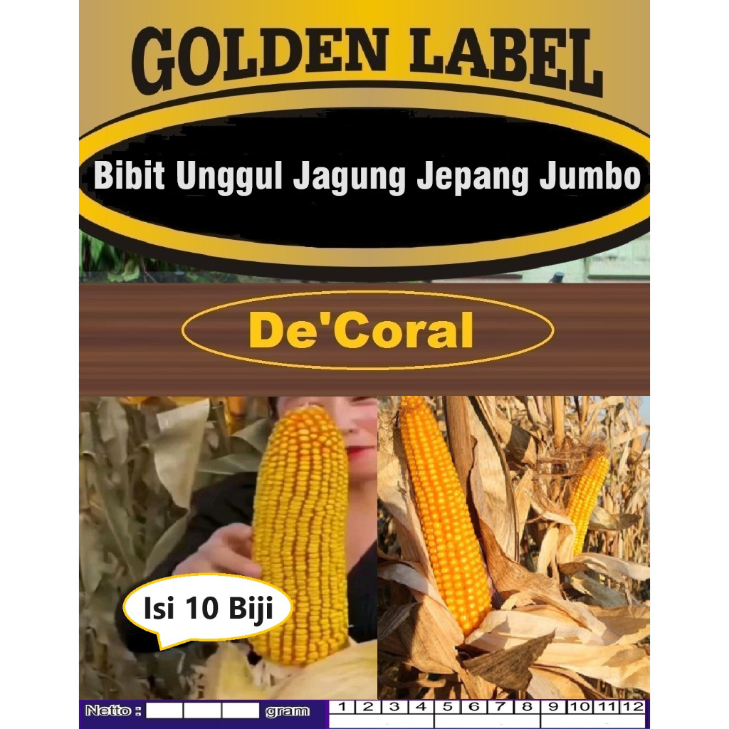 Jual Bibit Unggul Jagung Jepang Jumbo Biji Benih Jagung Jepang Raksasa Shopee Indonesia